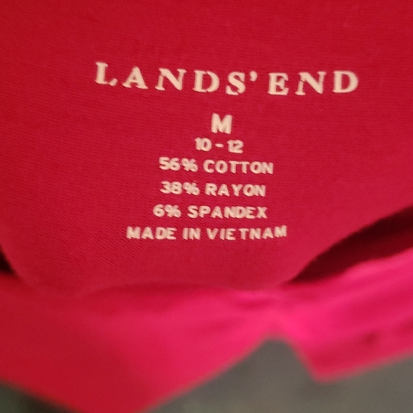 Red lands end shirt - Picture 4 of 4